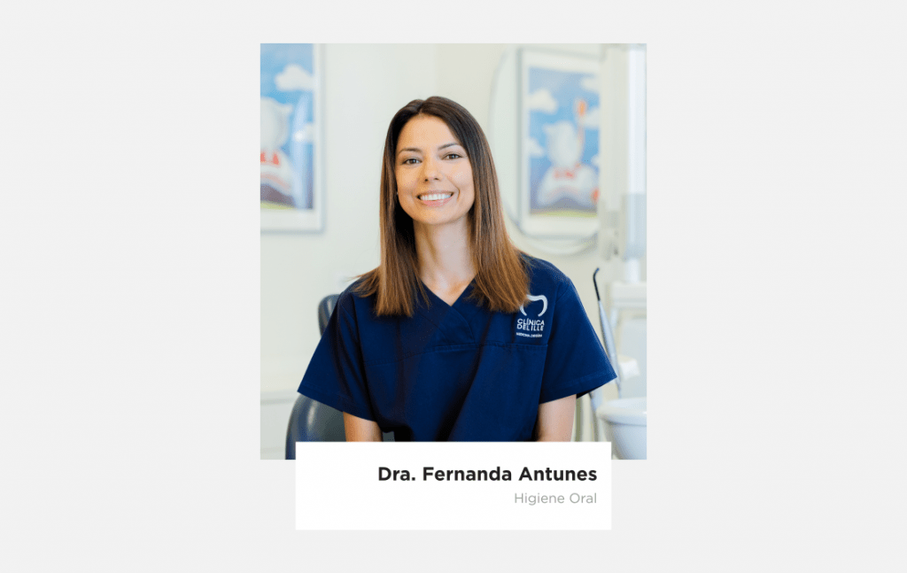 Dra Fernanda Antunes especialidade de higiene oral